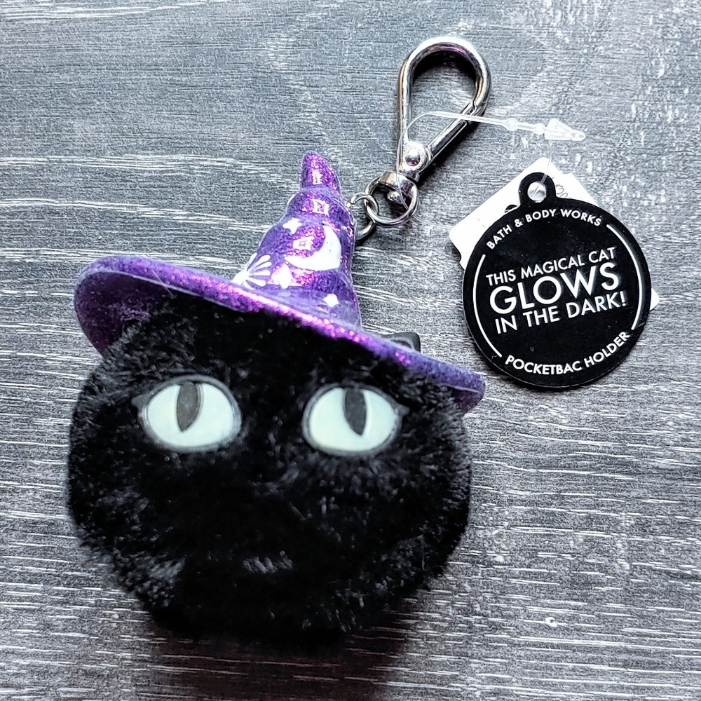 NWT Bath & Body Works witch cat antibac holder